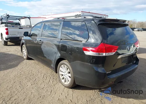 2013 Toyota Sienna Limited 7 Passenger из США, поврежденный, VIN 5TDDK3DC7DS069854